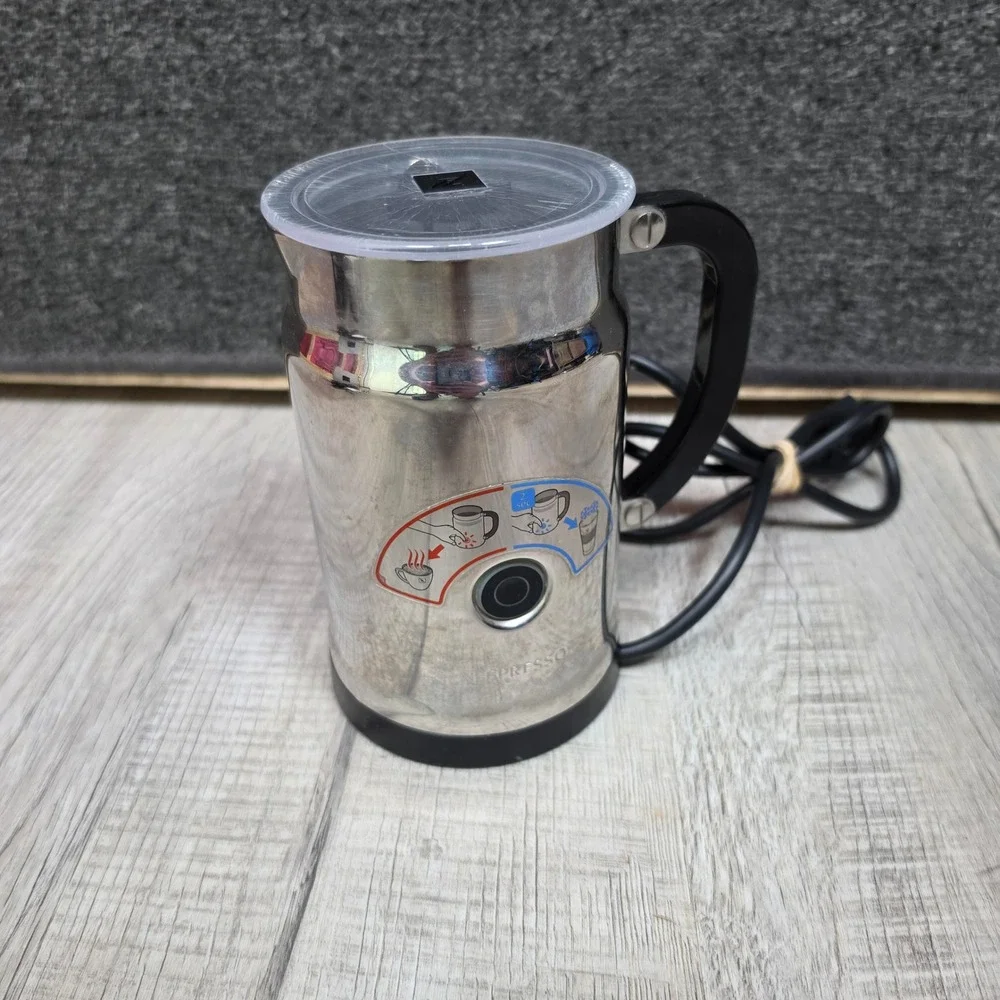 Nespresso Aeroccino 3 Milk Frother Chrome Silver Electric 3192 Warmer Coffee